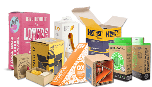 An image of Custom Packaging Boxes, showing the offers and discounts.